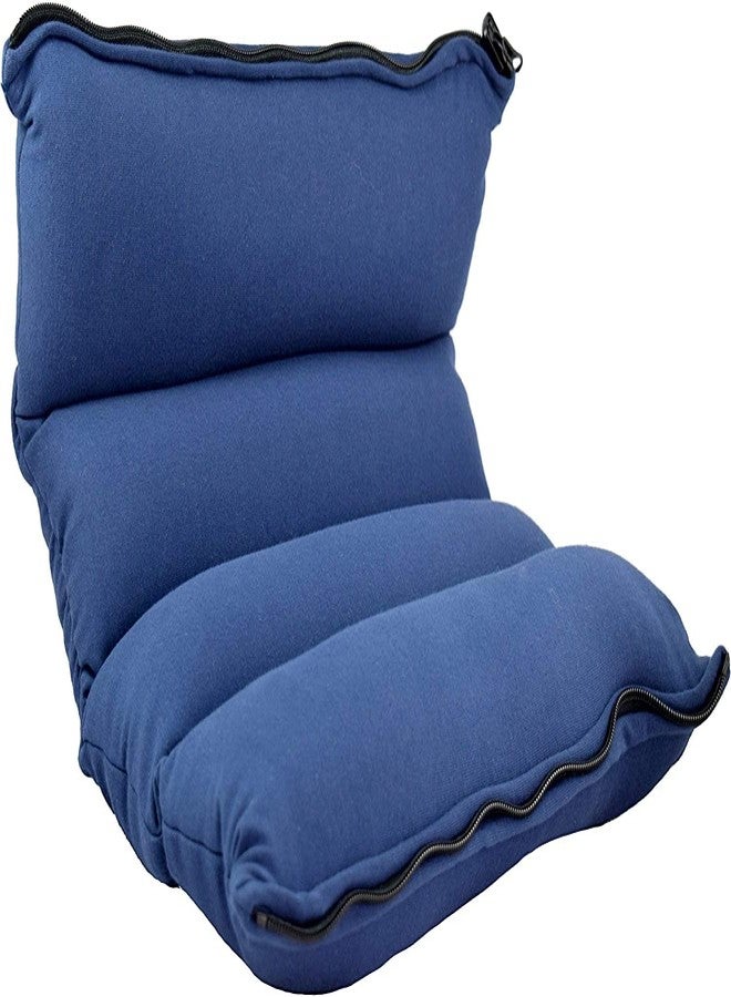 Yogibo ZippaRoll Multiple Purpose Roll up Pillow- Use as a Pillow, Seat Cushion or as Lumbar Back Support - Perfect for Neck, Back or Knees (Blue) - Image 2