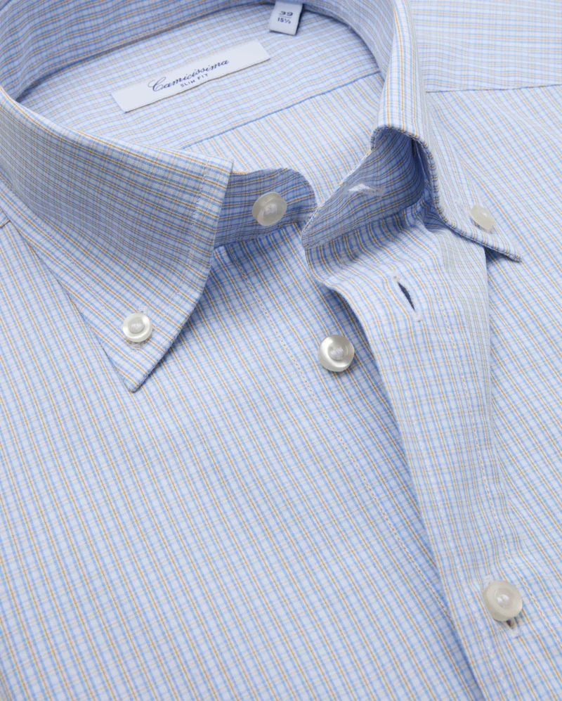 كاميتشسما Checkered Poplin Shirt