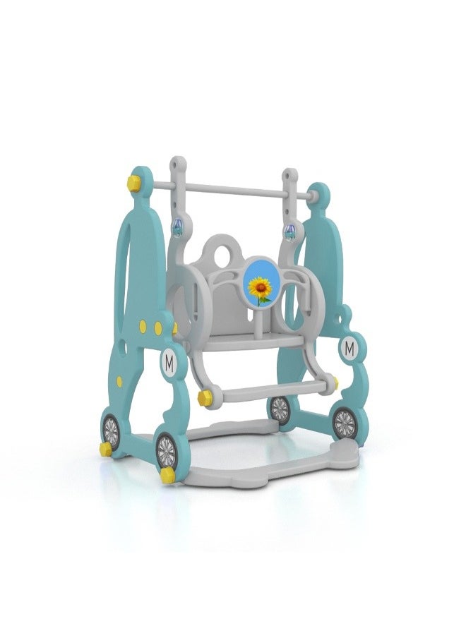 Dreeba - Dreeba 3-in-1 Kids Slide and Swing playset with Basketball Hoop - Image 1