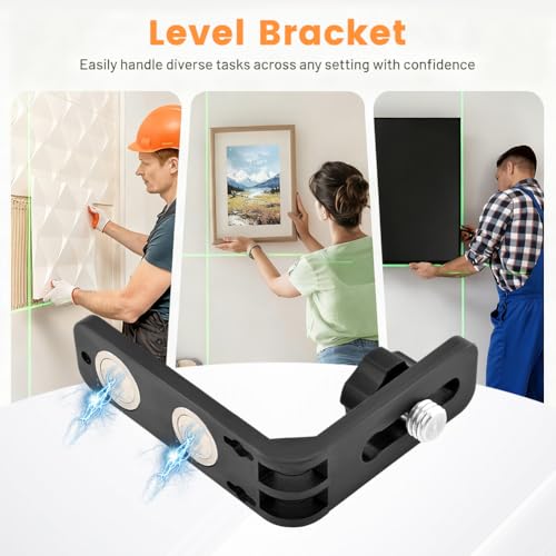 CfoPiryx Laser Level L-shape Magnetic Bracket for Topcon, Spectra, Leica, Bosch, Hilti and Dewalt Lasers - Image 5