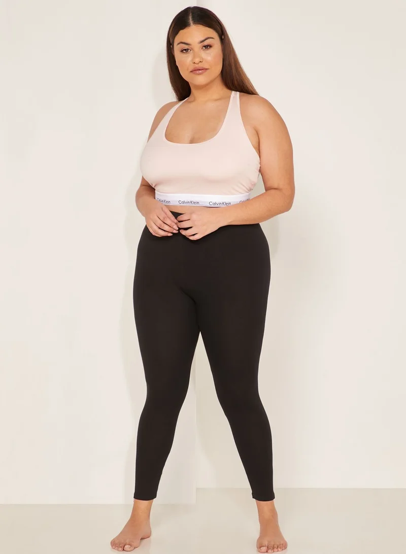 CALVIN KLEIN Logo Band Racerback Sports Bra