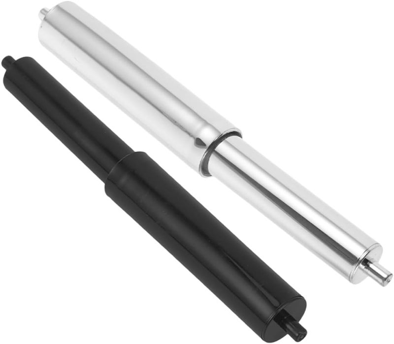 2pcs Toilet Paper Holder Roller Spring Rod Replacement Chrome and Black Toilet Paper Stick for Bathroom Hardware Accessories - Image 1