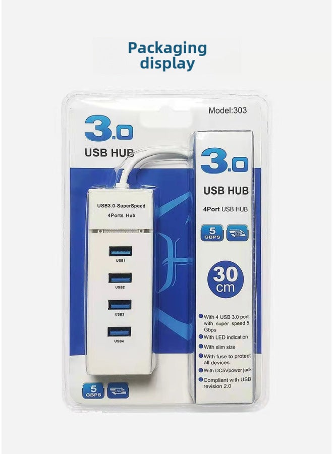 Neutral Hub 3.0 Docking Station Usb Multi-port Extender Hub Splitter 2.0 Docking Station Type-c Computer - Image 1