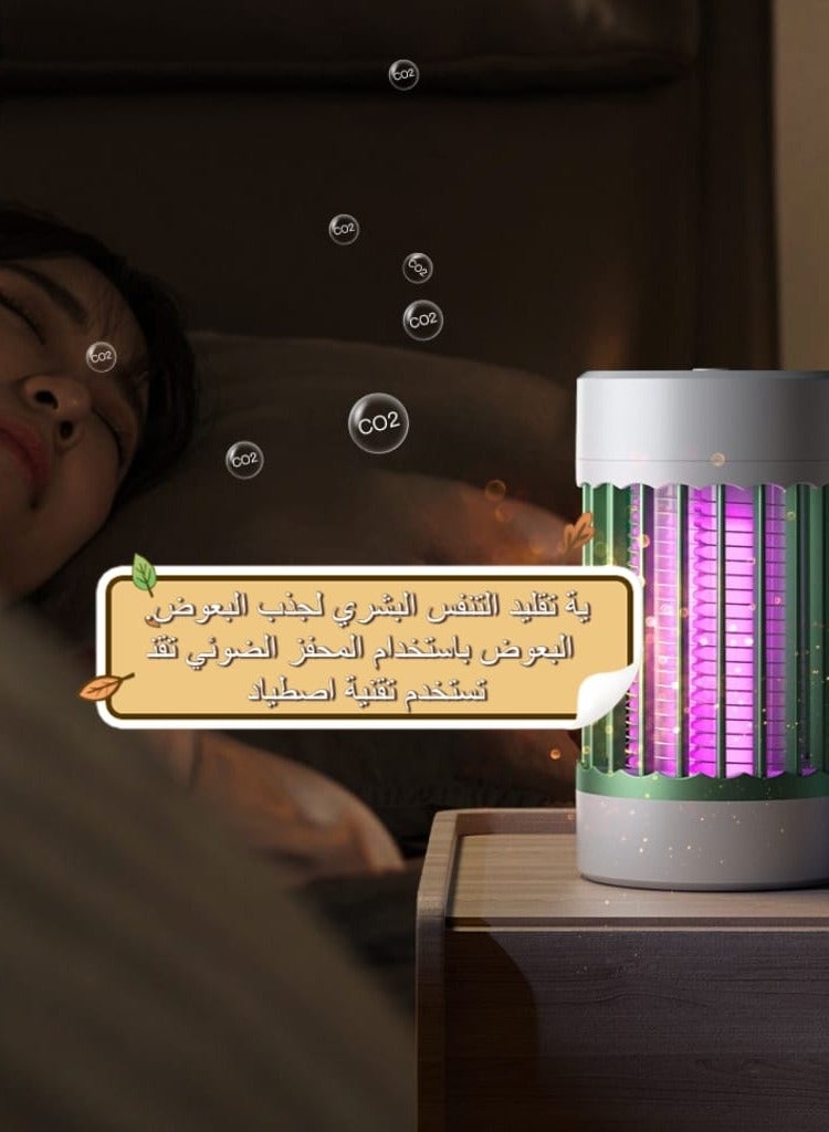 ماركة غير محددة مصباح طارد للبعوض بضوء بنفسجي، مصباح طارد للبعوض يعمل بمنفذ USB، مصباح طارد للبعوض محمول، مضرب بعوض كهربائي، قاتل حشرات كهربائي، مصباح بعوض كهربائي  - Image 2