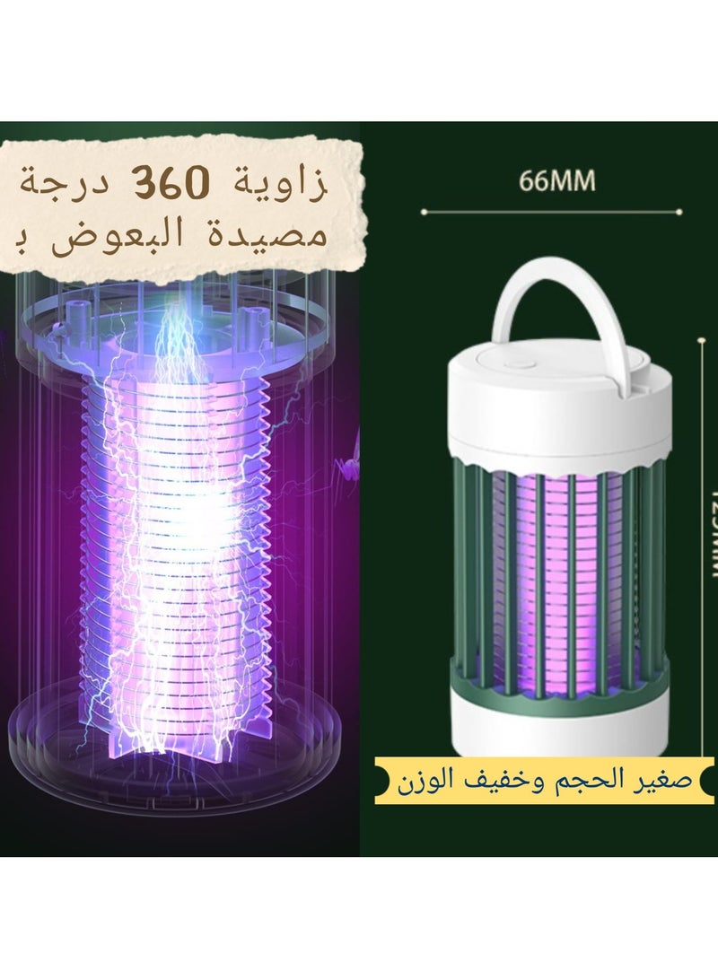 ماركة غير محددة مصباح طارد للبعوض بضوء بنفسجي، مصباح طارد للبعوض يعمل بمنفذ USB، مصباح طارد للبعوض محمول، مضرب بعوض كهربائي، قاتل حشرات كهربائي، مصباح بعوض كهربائي  - Image 3