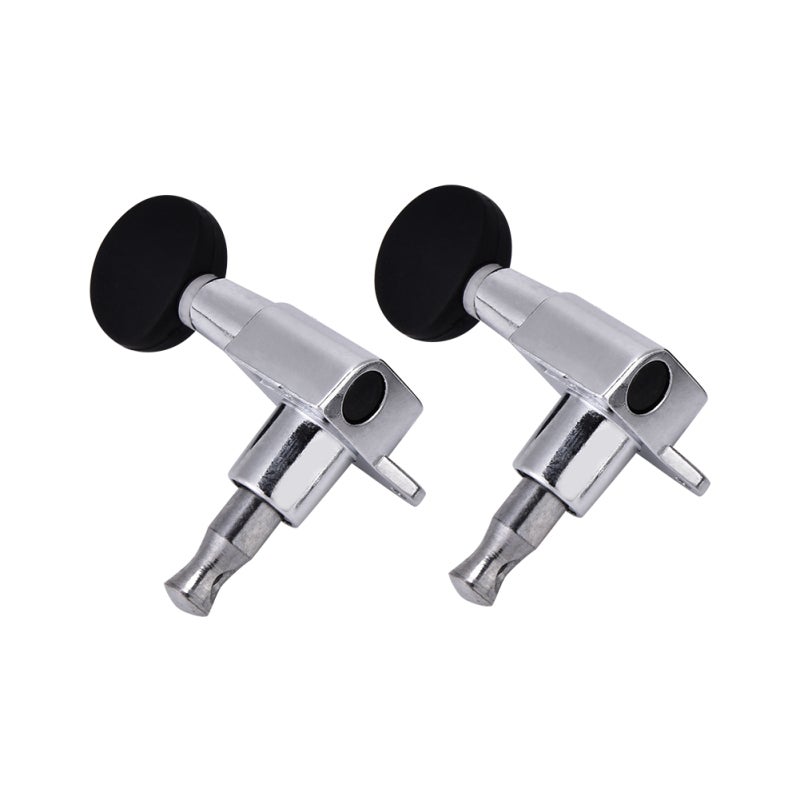 Locking Ukulele Tuning Pegs: Zinc Alloy Metal Construction - Anti-Rust High Stability Machine Heads for 4-String Ukulele Players - Image 2