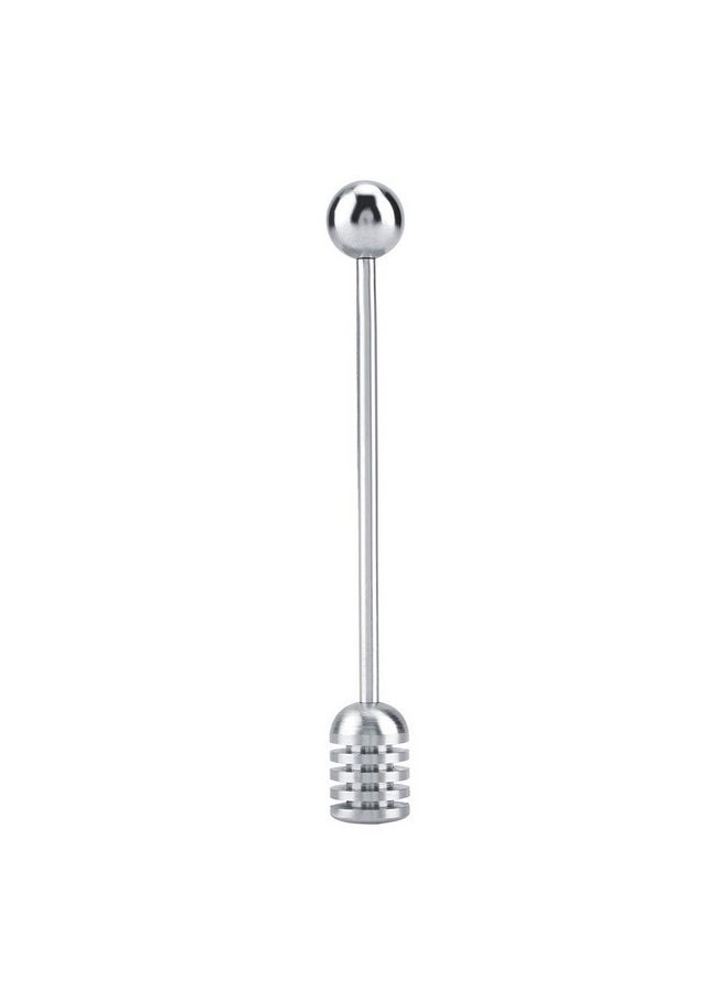 Zerodis Honey Dipper Sticks Solid Stainless Steel Honey And Syrup Dipper Stick Long Handle Honey Spoon Stirrer Mixing Tool For Honey Pot Jar Containers  - Image 1