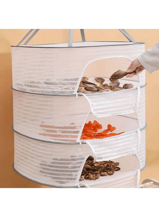 3 Tier Heavy Duty Folding Clothes Rack Adjustable Space Saving Drying Rack - Image 3