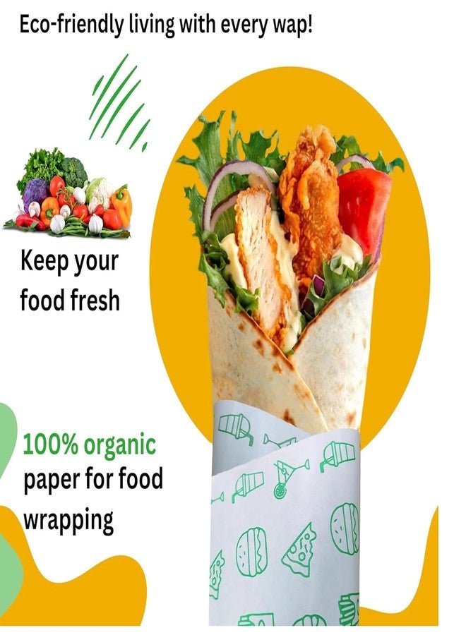 DITYAM wrap عبوة من لفتين من ورق الزبدة (25 مترًا لكل لفة) | ورق غير لاصق للخبز والطبخ - Image 4