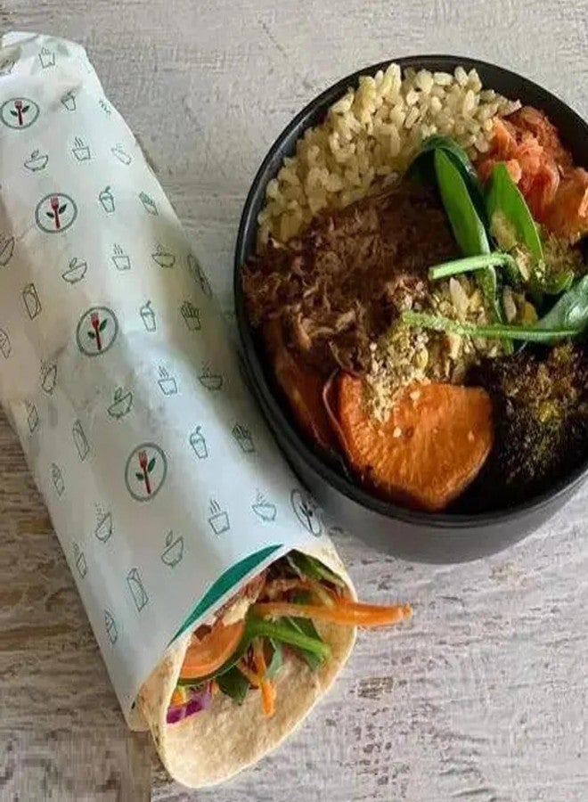 DITYAM wrap عبوة من لفتين من ورق الزبدة (25 مترًا لكل لفة) | ورق غير لاصق للخبز والطبخ - Image 2
