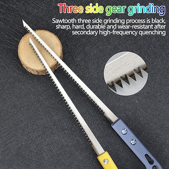 SHKAYTO SHKAYTO 1Pcs Newest Portable Small Wood Hand Saw Outdoor Portable Hand Saw Easy Cutting Pruning Saw with NonSlip Handle for Outdoor Camping Gardening and Pruning  - Image 3