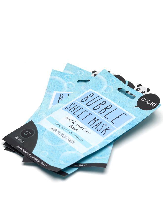 Oh K Deep Cleansing Bubble Sheet Mask with Oxygenating Bubbles – Detoxifying and Purifying Facial Sheet Mask for Glowing, Clear Skin - Image 3