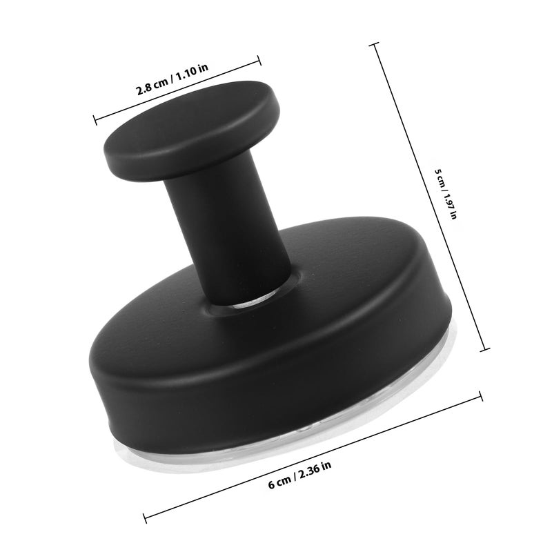 Stainless Steel Suction Cup Towel Hook for Bathroom Shower Glass Door Kitchen - Image 3