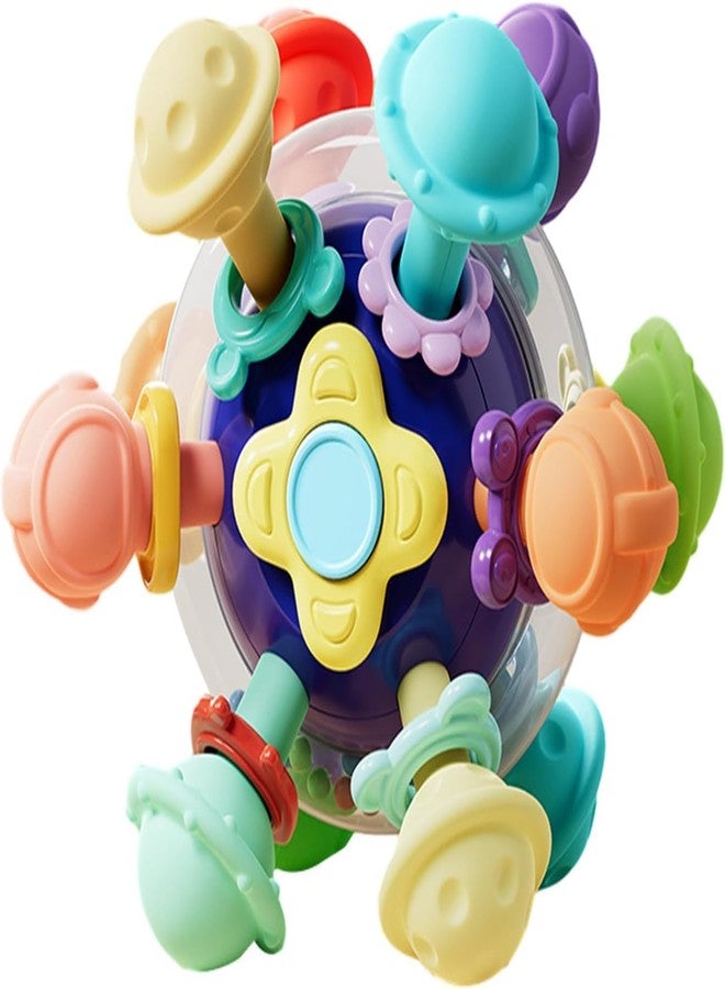 Venditer Baby Toy 6 Months, 0-3 Months, 6 9 12 Months, Baby Toy 1 Year, Montessori Sensory Rattle Toy for Children, Newborn Gift for Girls and Boys (Dark Blue) - Image 1