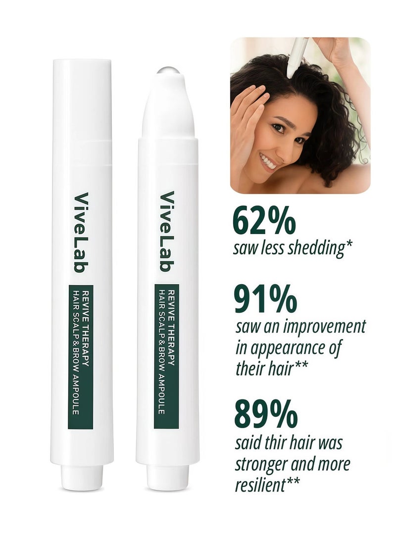 فايف لاب Scalp&Hair Serum for Thinning Hair,15ml–Clinically Tested,Nourishing Formula with Biotin,peptide. Promotes Healthy Scalp&Fuller-Looking Hair - Image 1