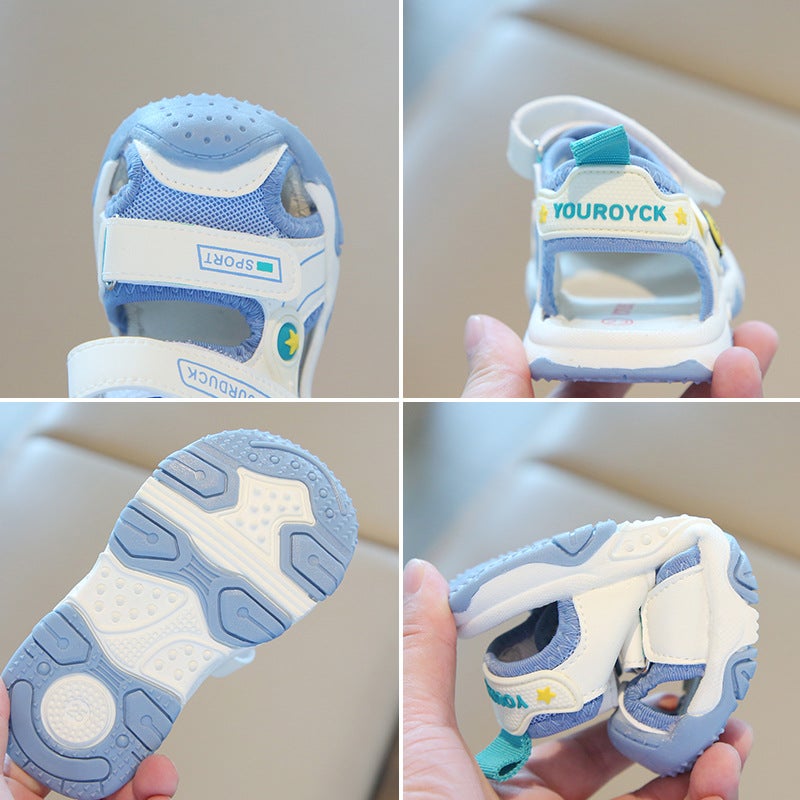 Sandals For Boys And Girls, Sports Shoes, Baby Sandals, Kindergarten Shoes, Soft Soles, Breathable Sandals For Small And Medium-Sized Children - Image 5