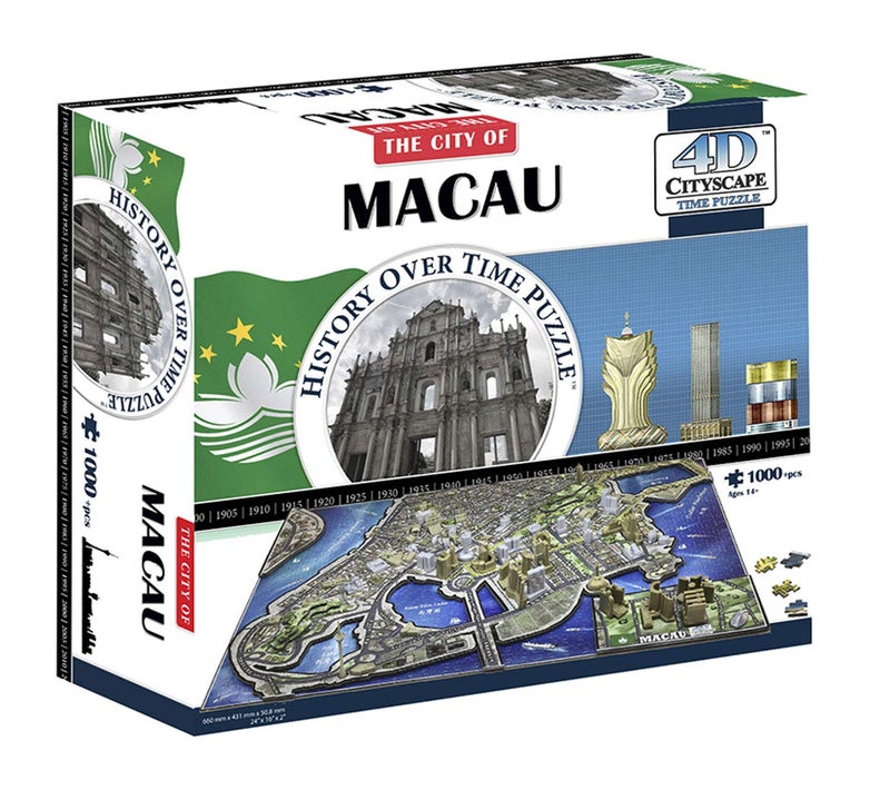 4D Cityscape 4D Macau China Puzzle - Image 2