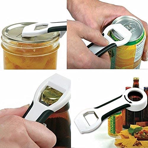 ZMSNTGS 4-in-1 Grip Bottle Opener - Easily Opens Twist Caps  Bottle Caps  Canning Lids and Can Tabs! (1) - Image 2