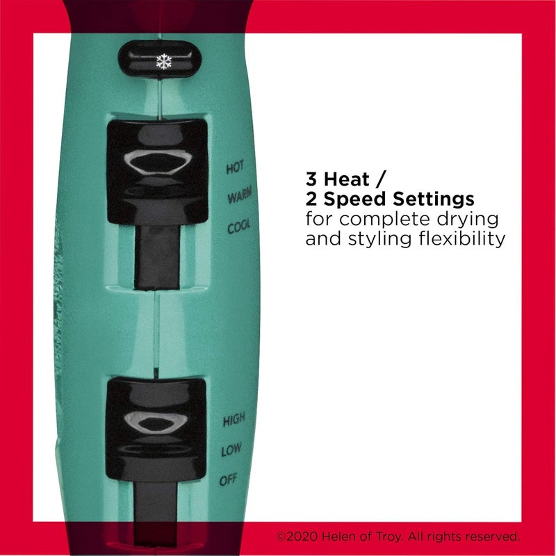 Revlon Volume Booster Hair Dryer | 1875W for Voluminous Lift and Body, (Green) - Image 4