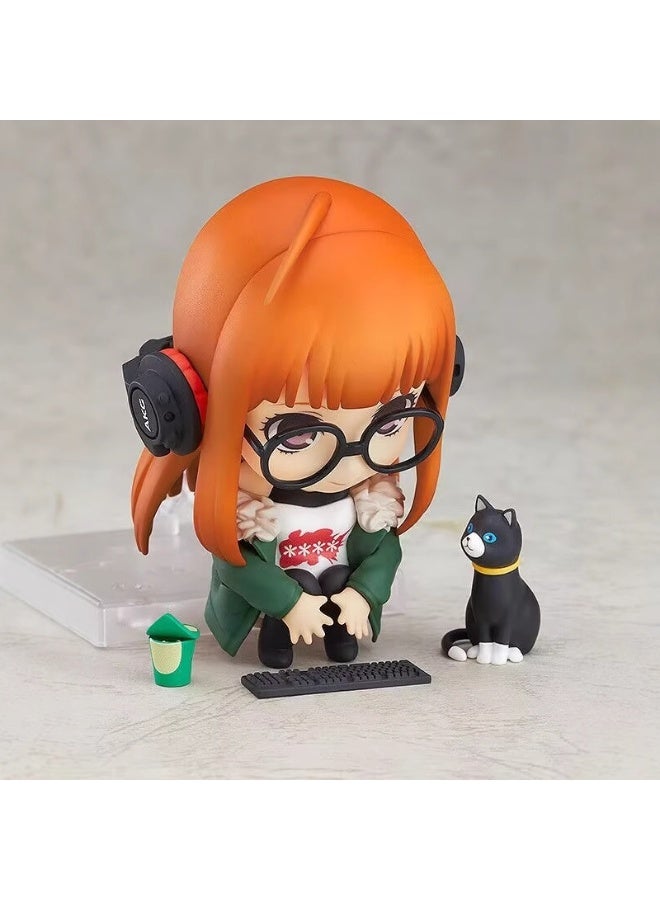 general Persona 5 Futaba Sakura Movable Replacement Face Doll Model Decoration Desktop Decoration Toy Gift for Family and friends - Image 3
