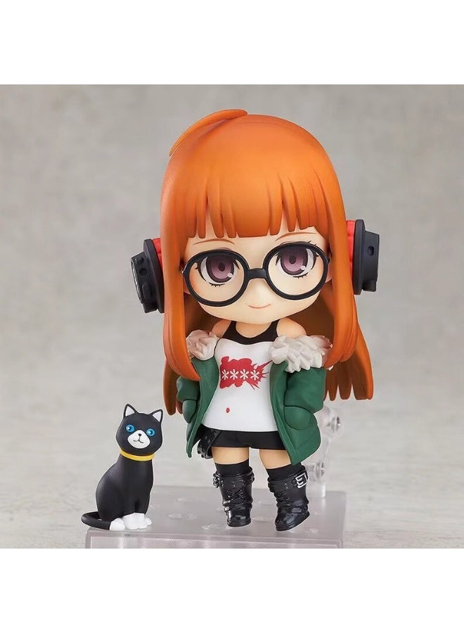 general Persona 5 Futaba Sakura Movable Replacement Face Doll Model Decoration Desktop Decoration Toy Gift for Family and friends - Image 1