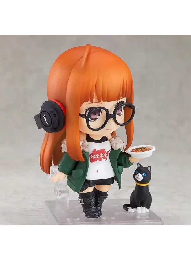 general Persona 5 Futaba Sakura Movable Replacement Face Doll Model Decoration Desktop Decoration Toy Gift for Family and friends - Image 2