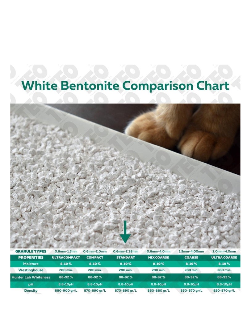 Teo Premium Pet Supplies Felin Cat Litter Clumping 100% Natural Bentonite Clumping 99.5% Dust Free Forever Fresh Pet Friendly Fighting with Odors Marseille Soap Scented 5 L - Image 3