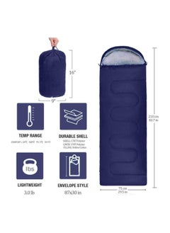 Cool Baby Style Baby Camping Sleeping Bag Lightweight Cotton Sleeping Bag 210Cmx75Cm With Compression Bag  - Image 5