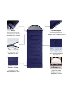Cool Baby Style Baby Camping Sleeping Bag Lightweight Cotton Sleeping Bag 210Cmx75Cm With Compression Bag  - Image 4