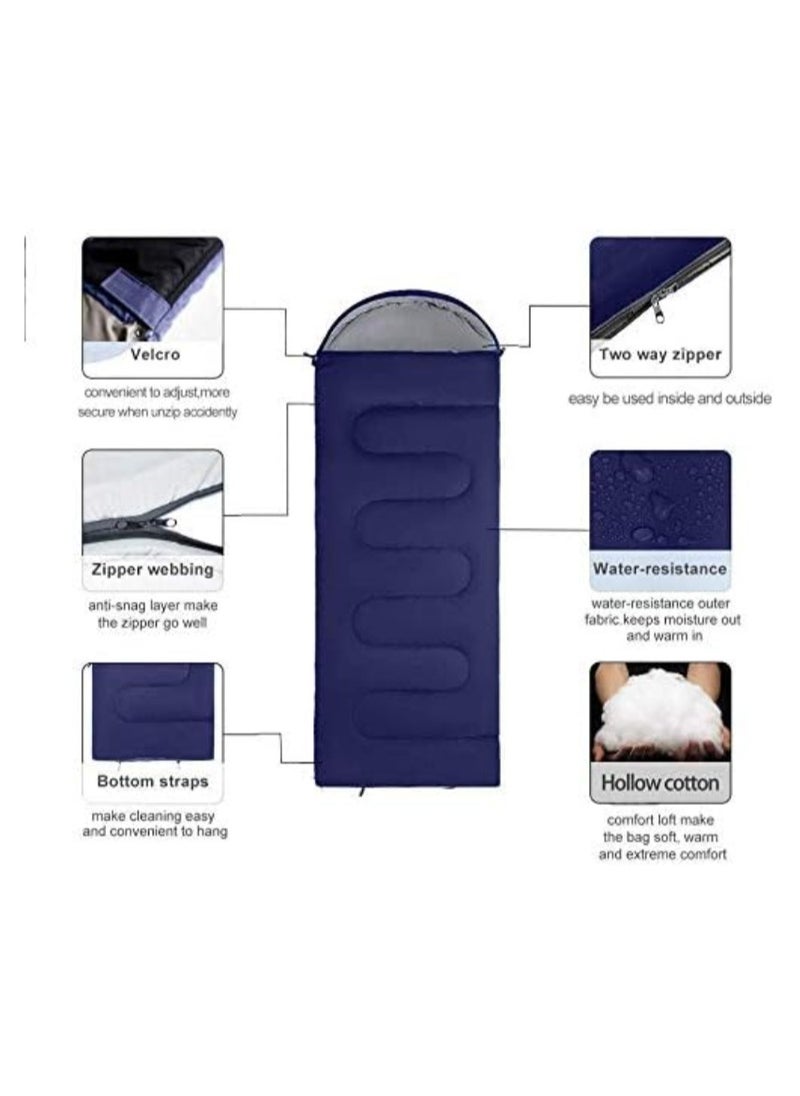 Cool Baby Style Baby Camping Sleeping Bag Lightweight Cotton Sleeping Bag 210Cmx75Cm With Compression Bag  - Image 4