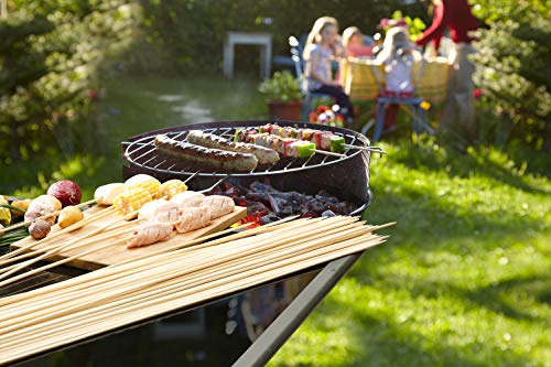 NadaKin 120 PCS Bamboo Marshmallow Roasting Sticks, SMores Skewers for Fire Pit, Extra Long 30 Inch Heavy Duty 5mm Thick Wooden SMores Sticks for Open Fire Pits Roaster Barbecue Hot Dog Camping Kebab Sausage - Image 5