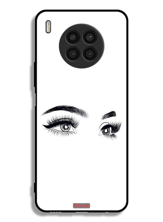 Tolwak Huawei nova 8i Protective Case Cover Eyes Art - Image 2