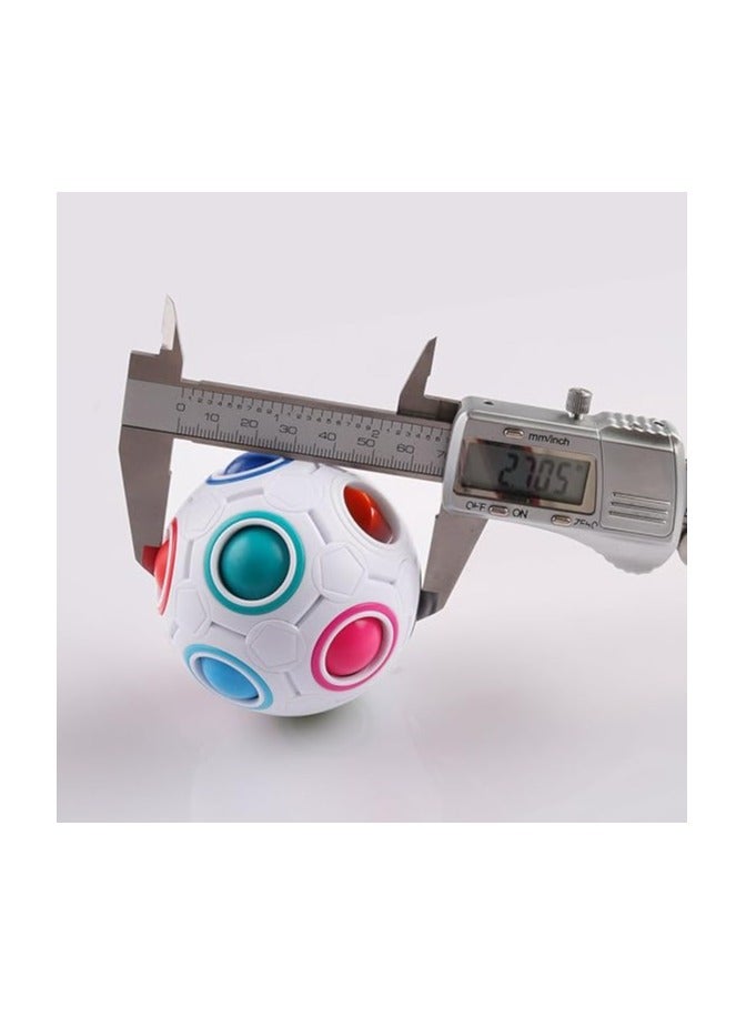 كوجام طقم كرات الألغاز الملونة من كوجام مع حقيبة، لعبة مطابقة الألوان، لعبة مريحة للتخفيف من التوتر، كرة سحرية، اختبار ذهني للأطفال والبالغين، للأطفال، الأولاد، البنات، مجموعة العطلة من 2 - Image 3