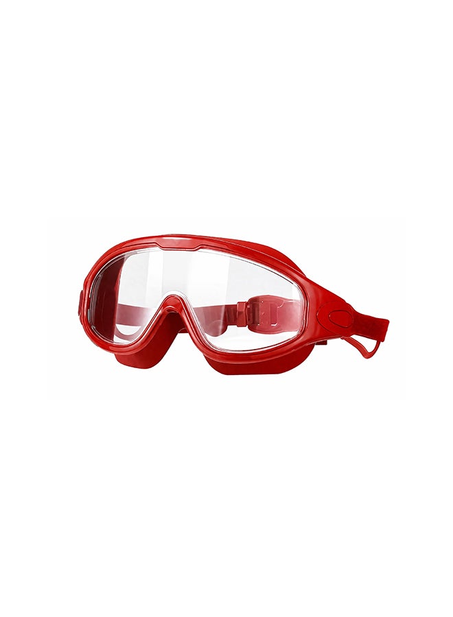 Diving Mask – Wide View Snorkeling Mask with Adjustable Strap, Red