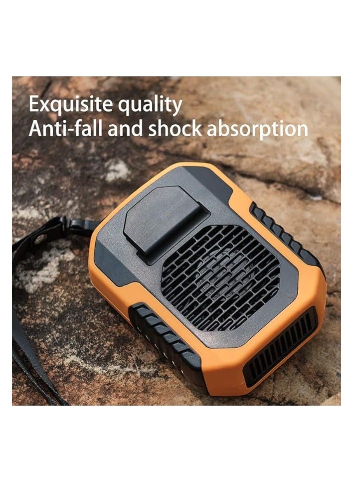 erorex Outdoor 4 In 1 Function USB Waist Fan Belt Fan Clip On Personal Necklace Cooling Work Clothes Fan,3 Speed, Strong Airflow  - Image 5