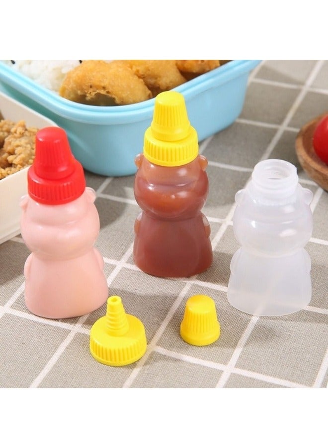 Happy Home 6pcs Mini Bear Shaped Sauce Dispenser 25ml - Image 3