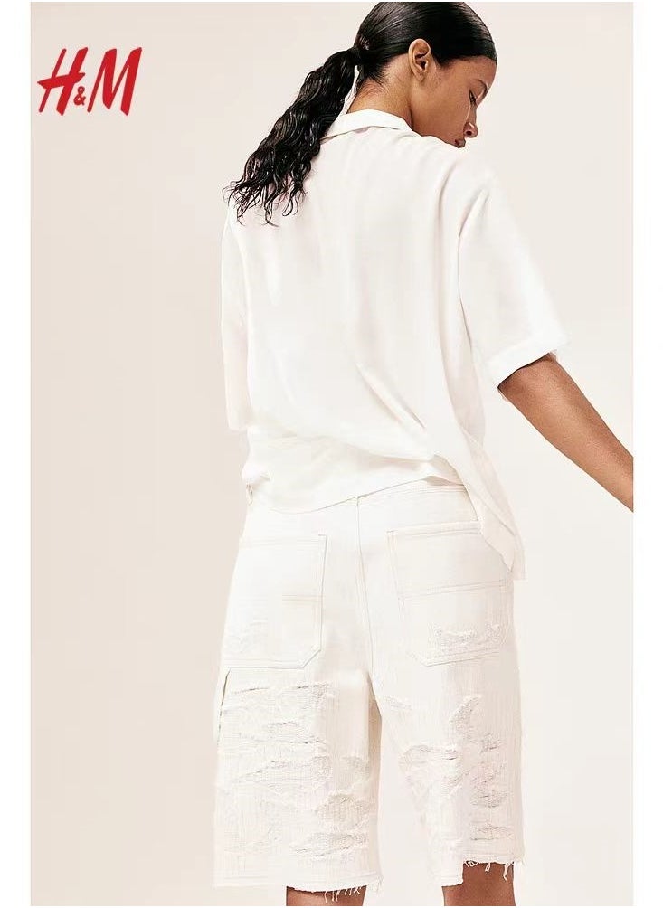 H and M - HM New Women's Fashionable And Comfortable Casual Commuting Cotton Top - Image 1