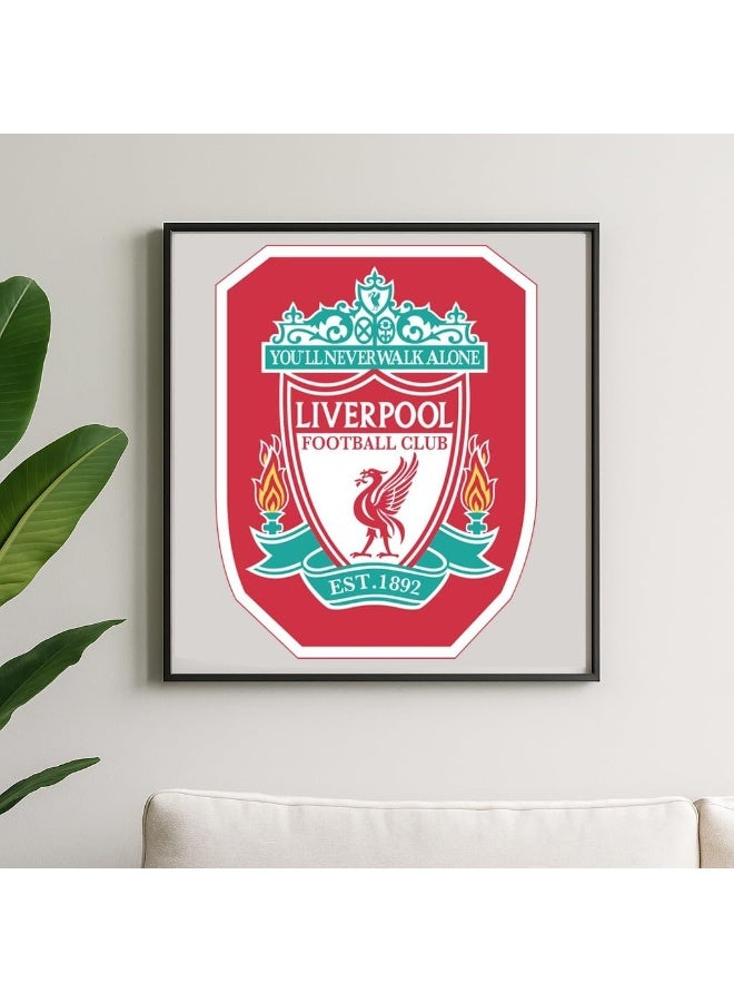 Liverpool FC wooden wall plaque 40×20 cm lightweight accent for home or office decoration - Image 3
