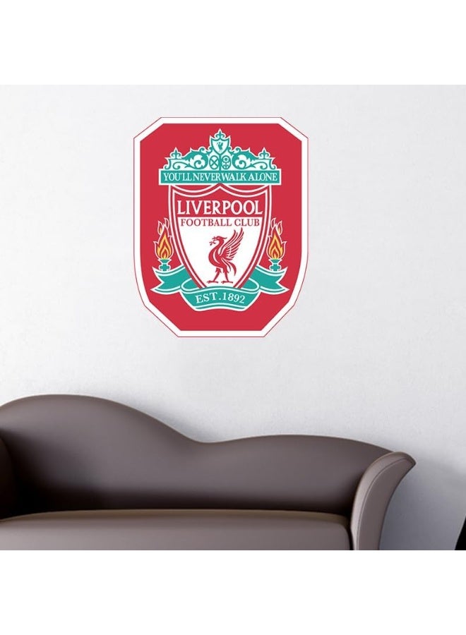 Liverpool FC wooden wall plaque 40×20 cm lightweight accent for home or office decoration - Image 1
