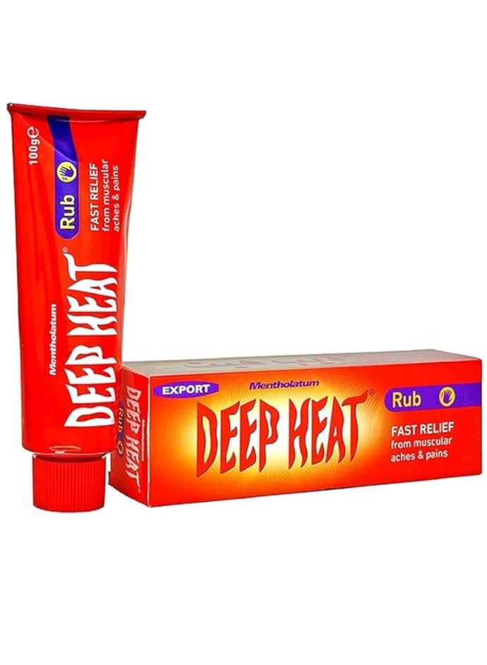 Deep Heat Fast Pain Relief Rub Gel 100g - Image 1