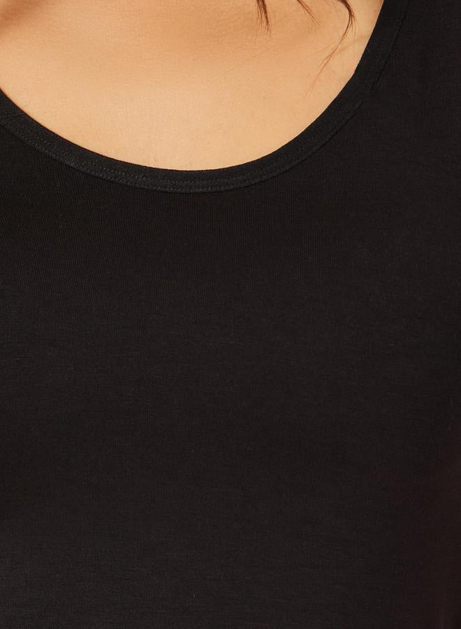 Styli Solid Scoop Neck Tank Slip with In-Built Bra  - Image 3
