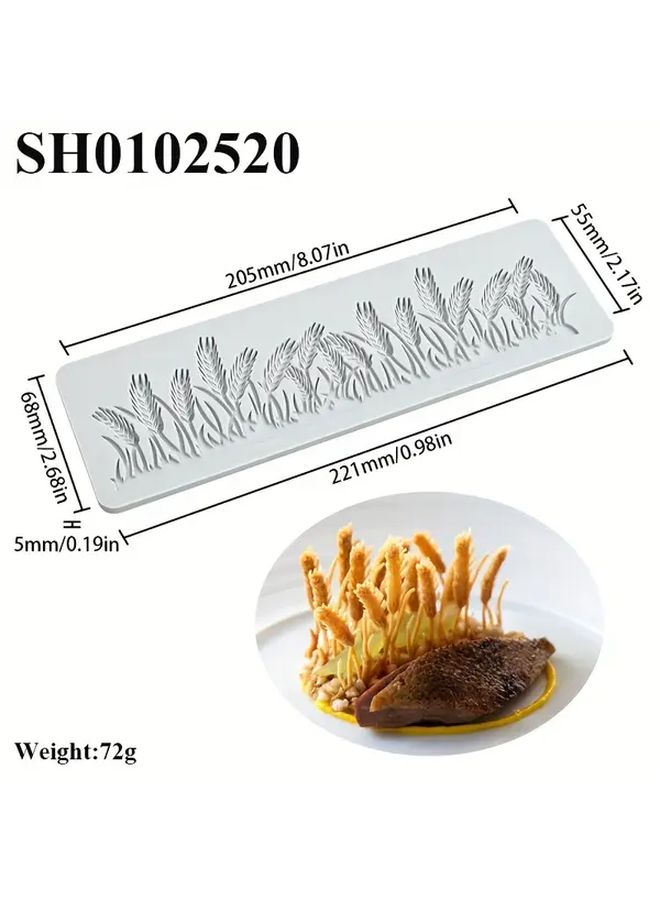 4 Mushroom Cookie Mold Sun Flower Leaf Scallop Wave Fondant Stencil - Image 3