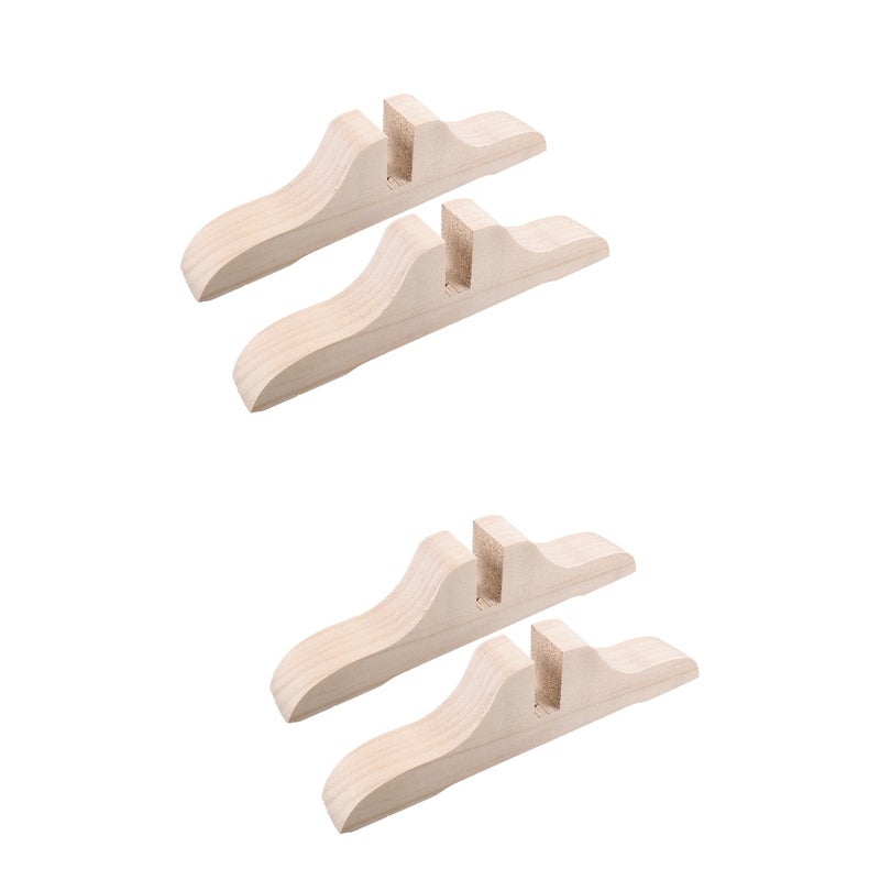 4 pcs Room Divider Stand Screen Panel Feet Room Divider Bracket Partition Base - Image 1