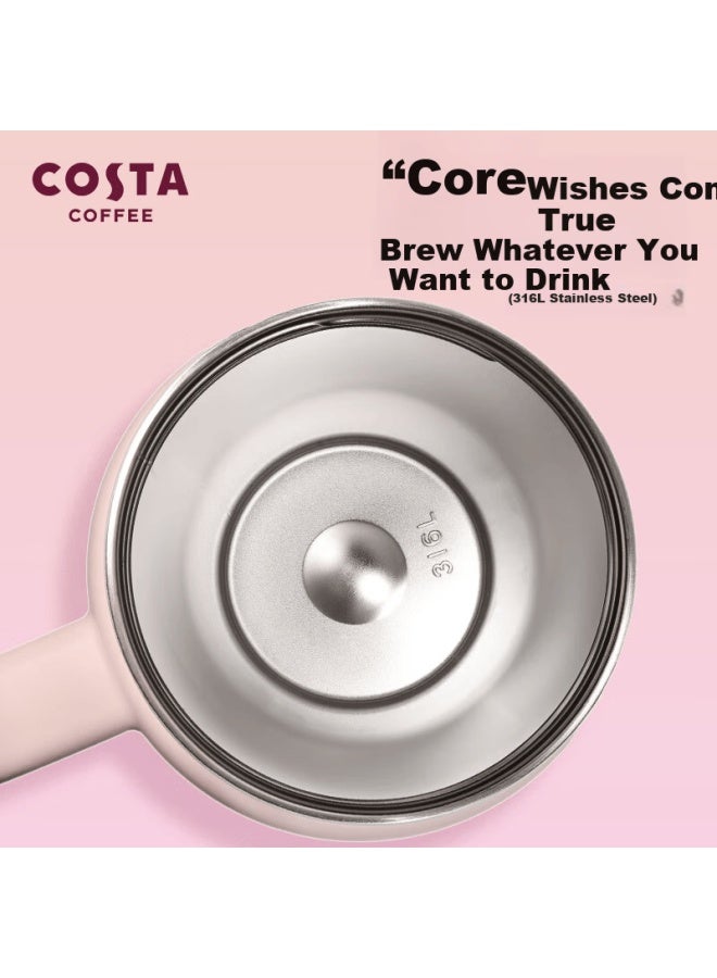 Costa Jumbo Large Capacity Stainless Steel Insulated Straw Water Bottle For Men And Women Office Student Diy Holiday Gift