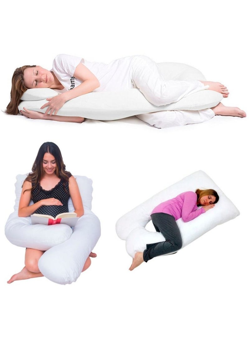 COMFY MATERNITY/PREGNANCY PILLOW WHITE