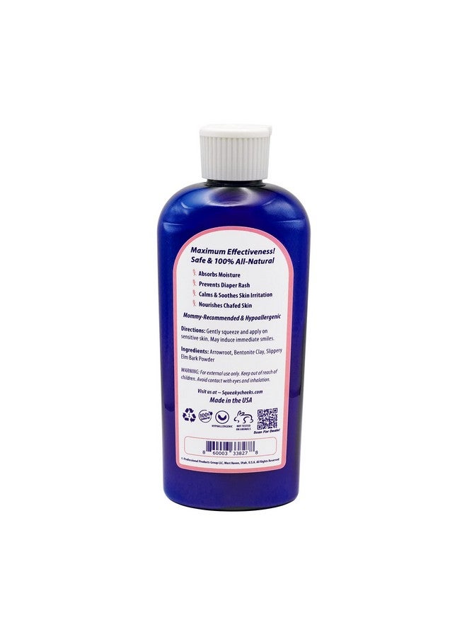 سكويكي تشيكس بودرة أطفال "خدود صاخبة" (٥ أونصات) | عضوية | بودرة طبيعية بالكامل وخالية من التلك وغير معطرة | تسكين فعال للطفح الجلدي والحكة | مثالية للبالغين أيضًا - Image 1