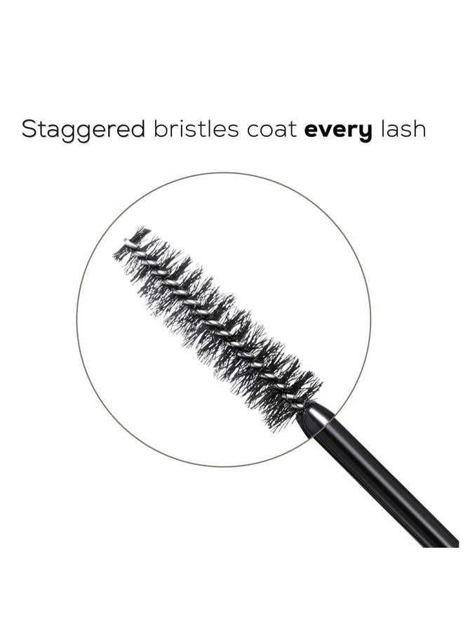 bareMinerals Lashtopia Mega Volume Mineral-Based Black Mascara, Volumizes Eyelashes, Nourishing + Conditioning, Smudge + Clump-Resistant, Vegan - Image 5