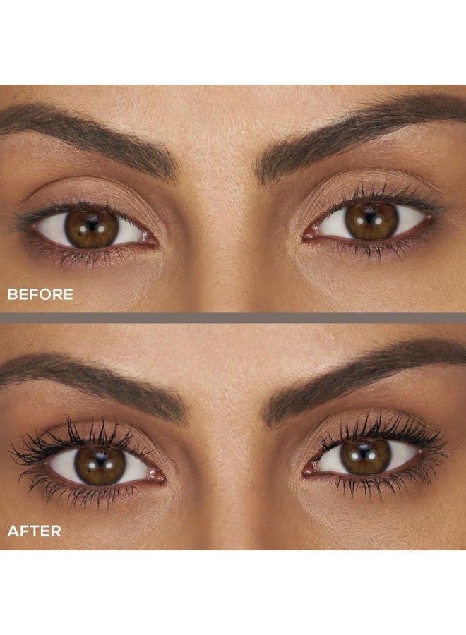 bareMinerals Lashtopia Mega Volume Mineral-Based Black Mascara, Volumizes Eyelashes, Nourishing + Conditioning, Smudge + Clump-Resistant, Vegan - Image 3