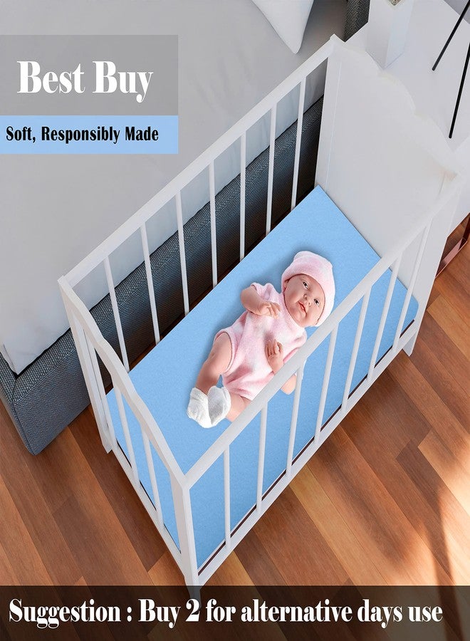 AVI FastDry Cotton Extra Absorbent Waterproof and Reusable Bed Protector/Dry Sheet for Baby- Large 100x140 cm -Sky Blue, Pack of 2 - Image 3