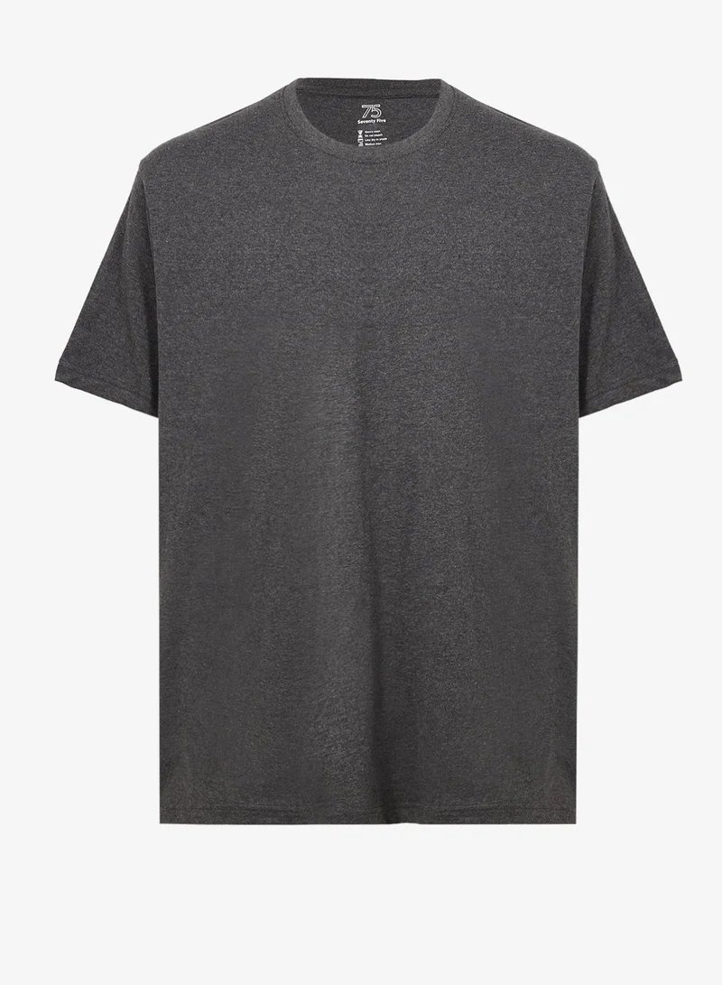 Seventy Five Basics  Pack of 2 Plus Size T-Shirt for Men | Best Price UAE